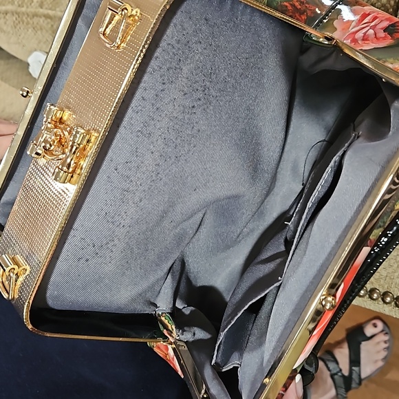 Vintage Glam patent handbag NWOT - Picture 6 of 9